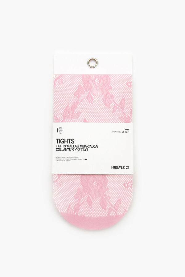 forever 21 Rose Fishnet Tights