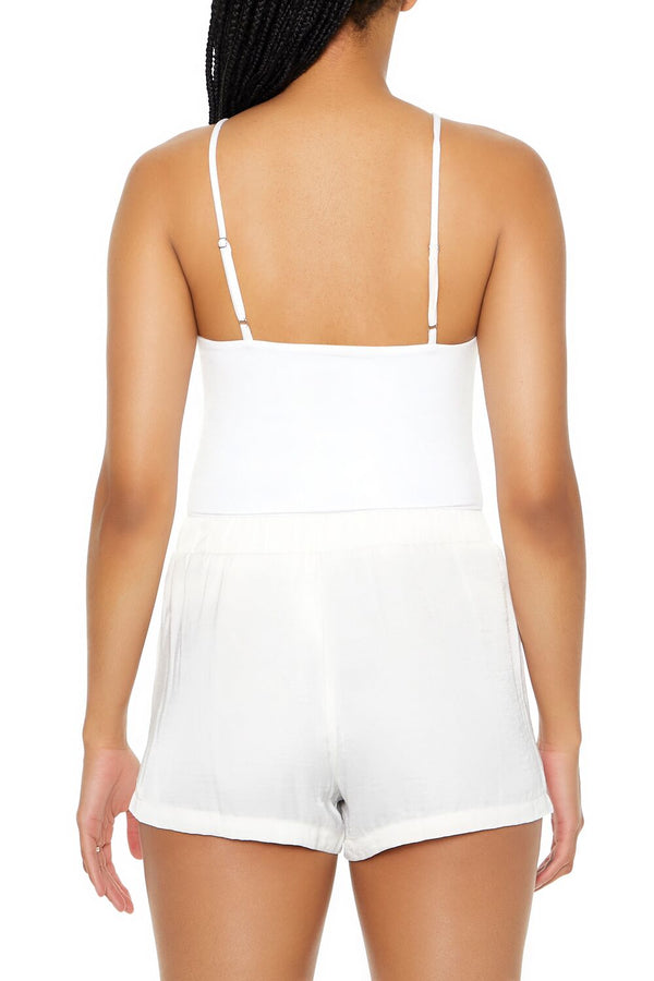 Forever 21 Rosette Cutout Bodysuit