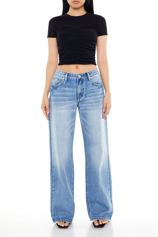 Forever 21 Ruched Crew Tee