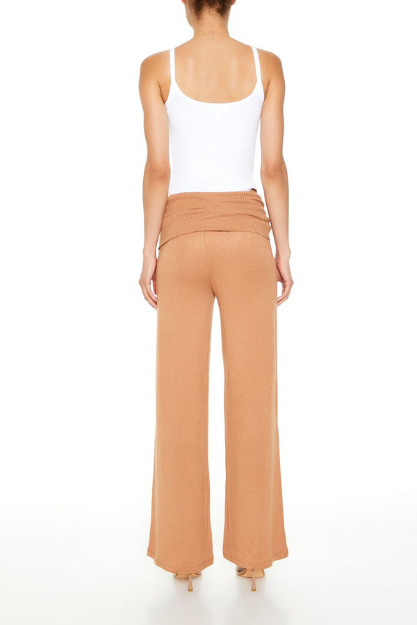 Forever 21 Ruched Drawstring Foldover Pants