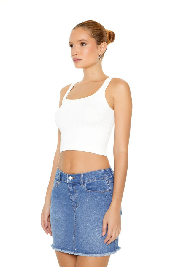Forever 21 Seamless Cropped Tank Top
