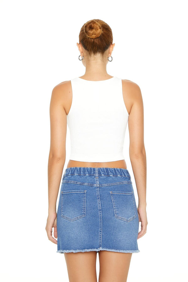 Forever 21 Seamless Cropped Tank Top