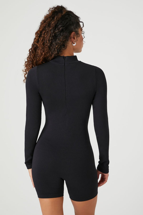 Forever 21 Seamless Mock Neck Romper