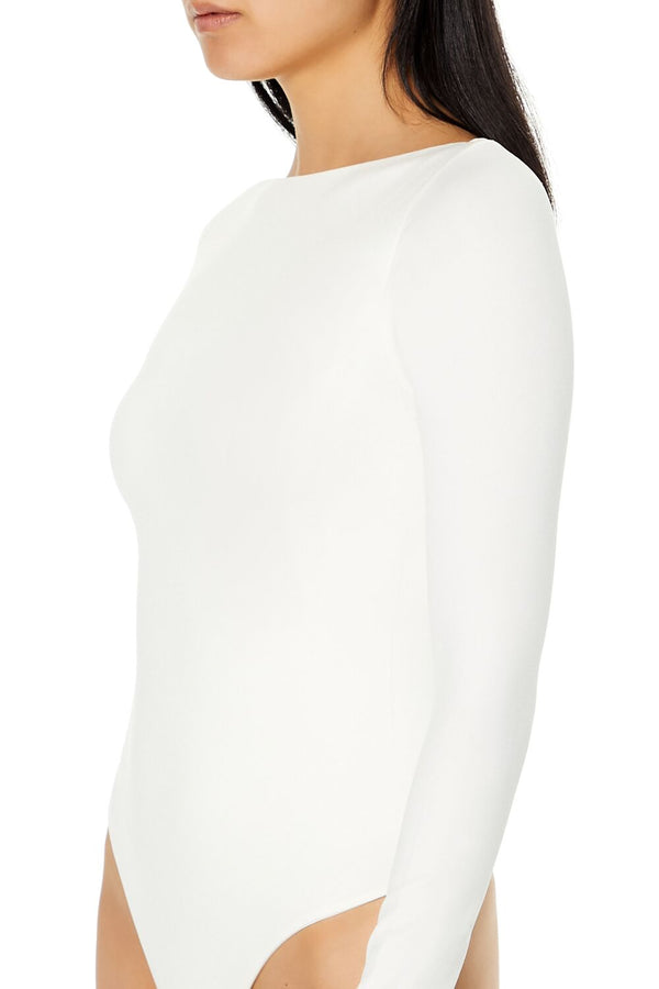 Forever 21 Seamless Open-Back Thong Bodysuit