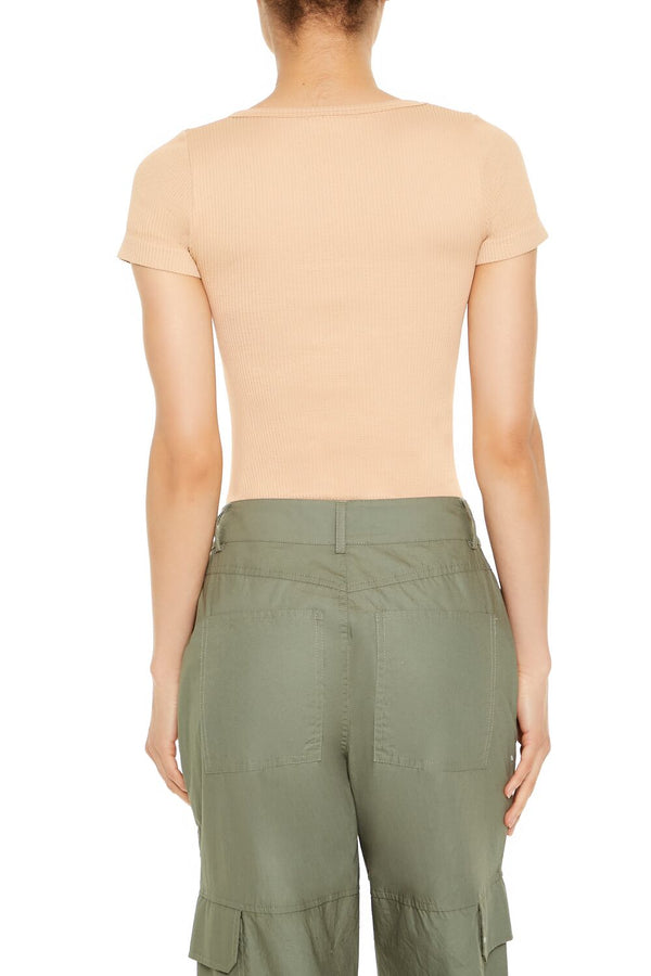 Forever 21 Seamless Ribbed Bodysuit