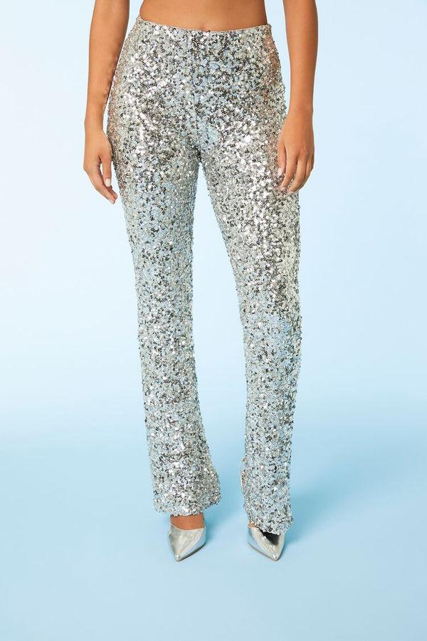 Forever 21 Sequin Flare Pants