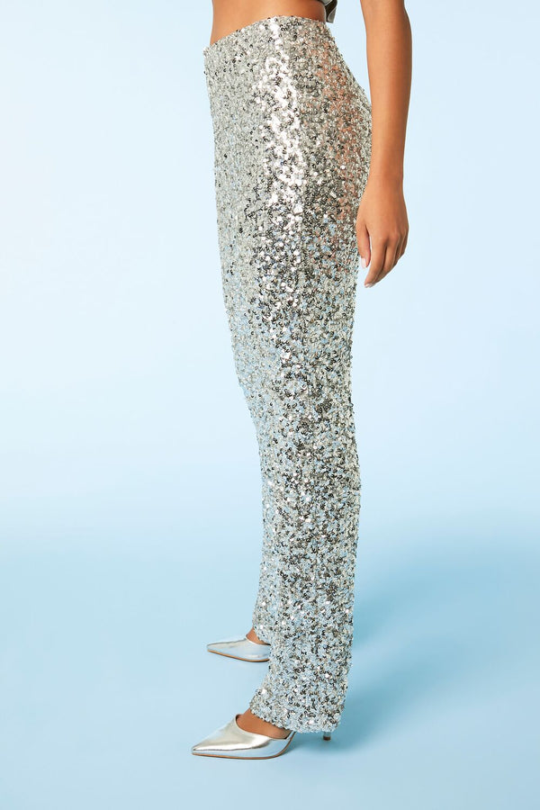 Forever 21 Sequin Flare Pants