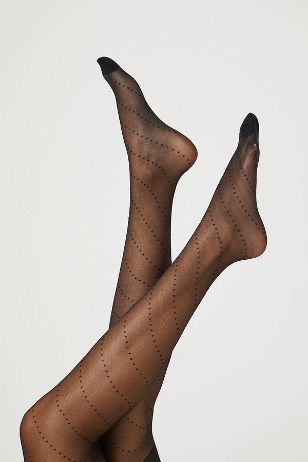 forever 21 Sheer Dotted Tights
