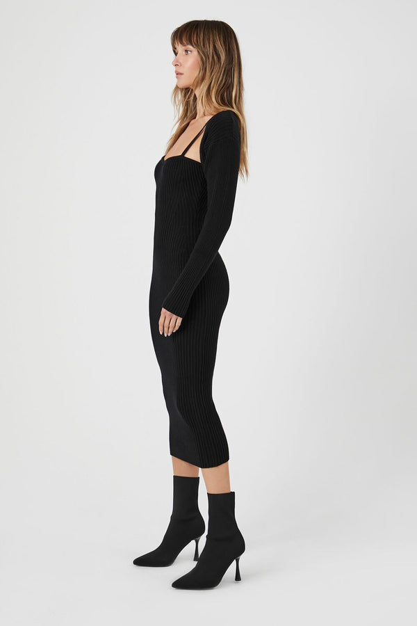 Forever 21 Shrug & Sweater Cami Dress Set