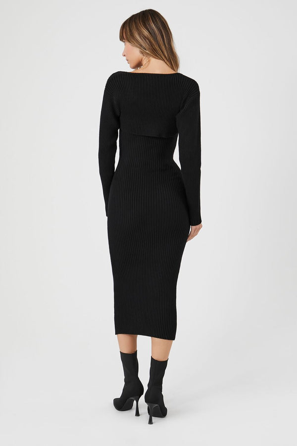 Forever 21 Shrug & Sweater Cami Dress Set
