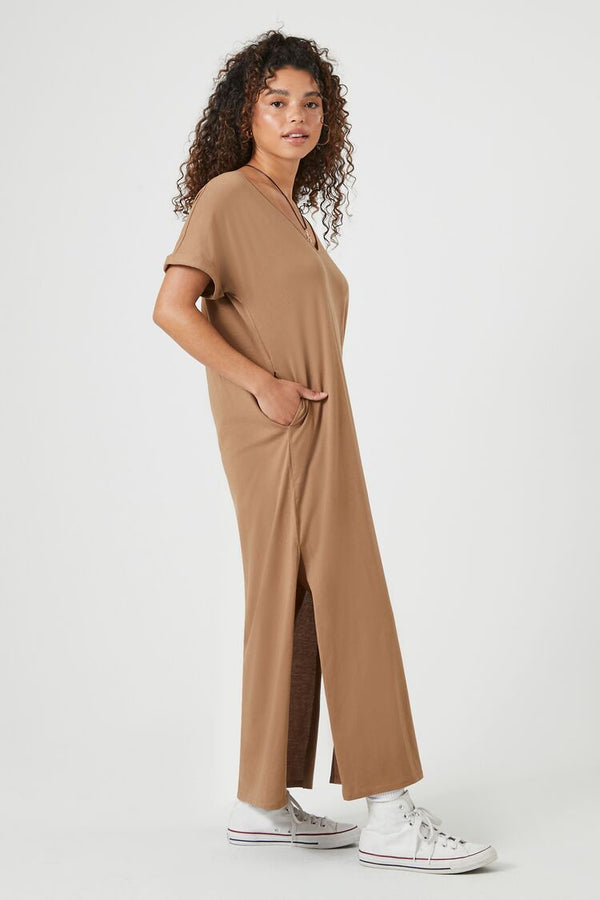Forever 21 Side-Slit Maxi Dress