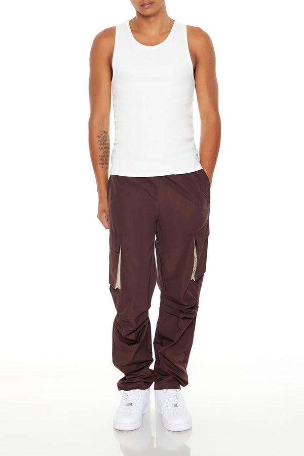 forever 21 Slim-Fit Drawstring Cargo Pants