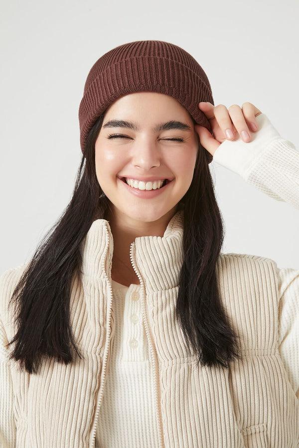 forever 21 Slouchy Ribbed Knit Beanie