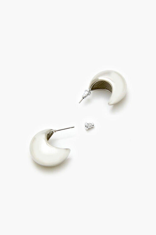 Forever 21 Smooth Geo Hoop Earrings