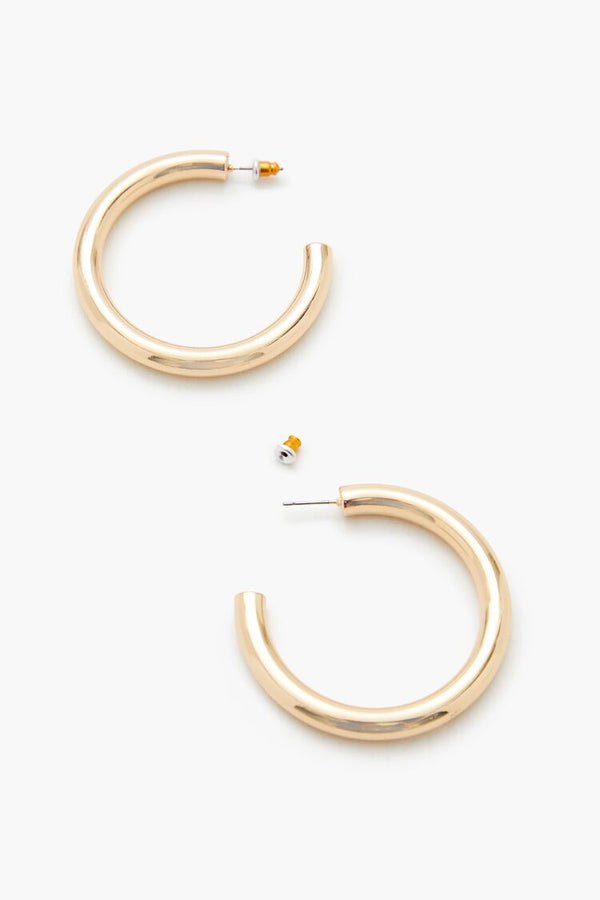 Forever 21 Smooth Hoop Earrings