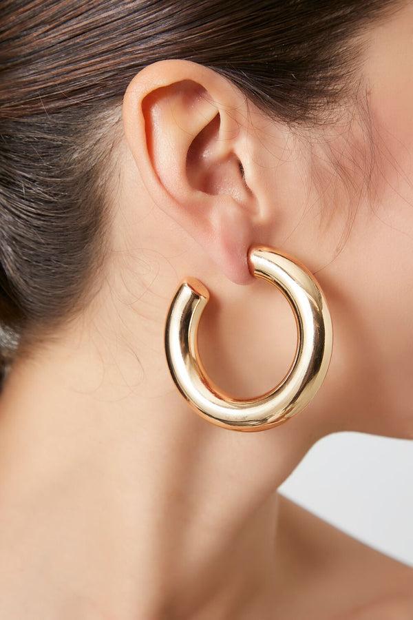 forever 21 Smooth Hoop Earrings
