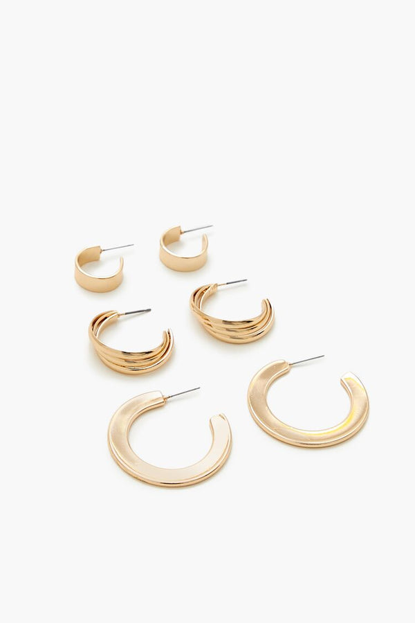 Forever 21 Smooth Multi-Hoop Earring Set