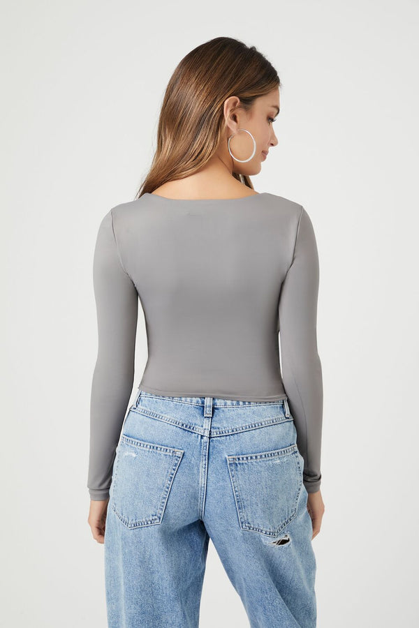 Forever 21 Square-Neck Crop Top