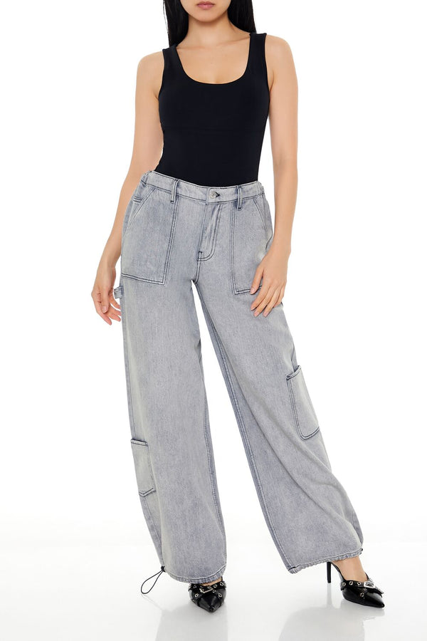 forever 21 Square-Neck Tank Bodysuit