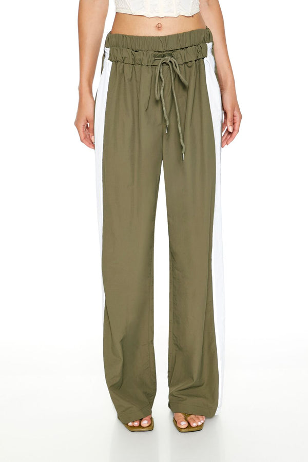 Forever 21 Striped Wide-Leg Pants