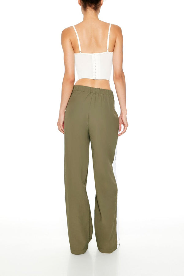 Forever 21 Striped Wide-Leg Pants