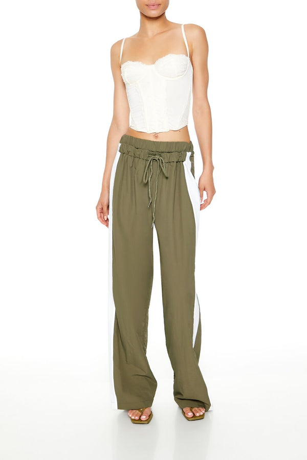 forever 21 Striped Wide-Leg Pants