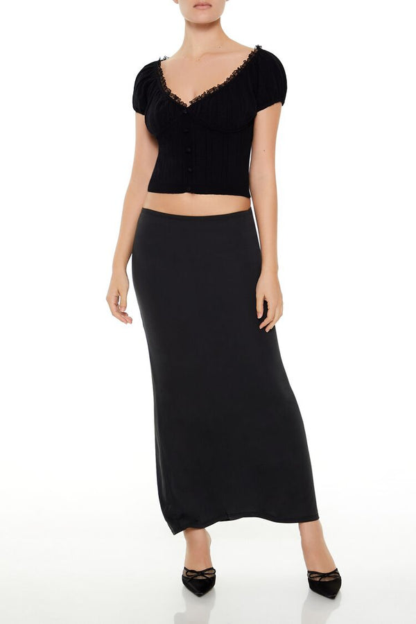 Forever 21 Sweater-Knit Crop Top