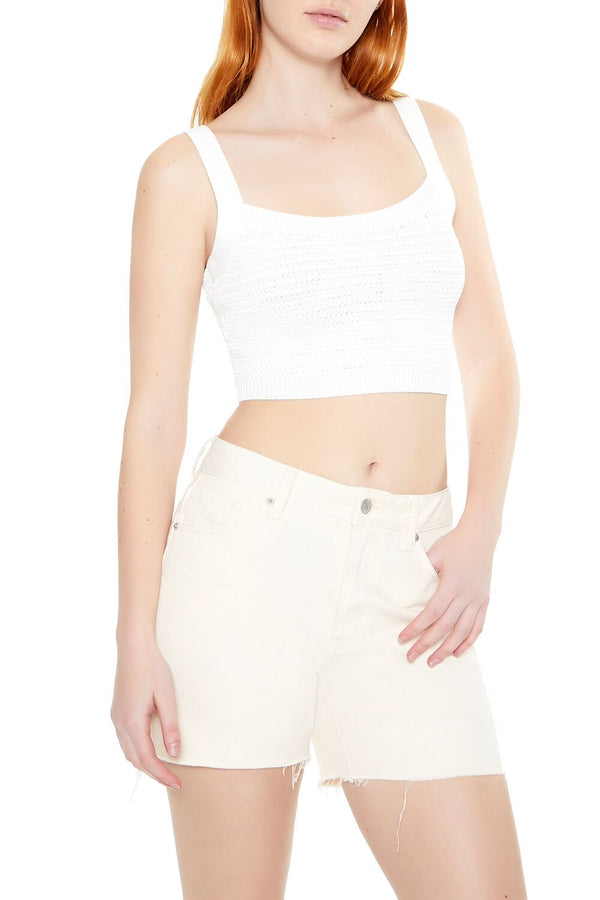Forever 21 Sweater-Knit Crop Top