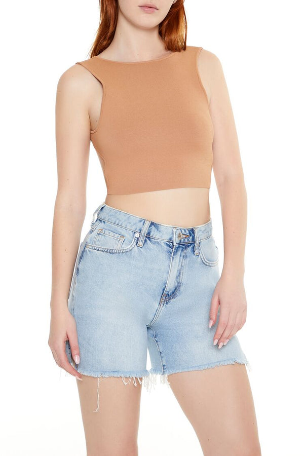 Forever 21 Sweater-Knit Crop Top