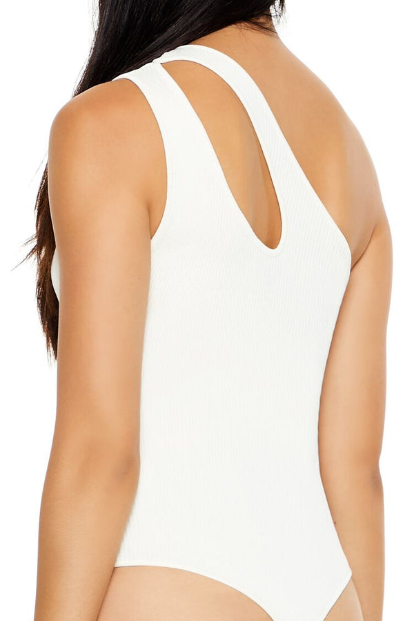 Forever 21 Sweater-Knit One-Shoulder Bodysuit