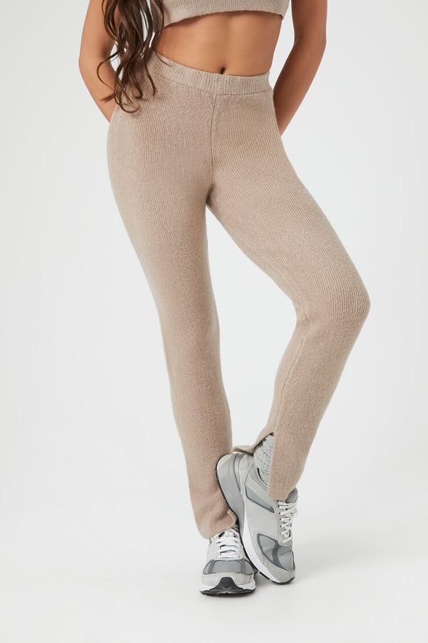 Forever 21 Sweater-Knit Straight Pants
