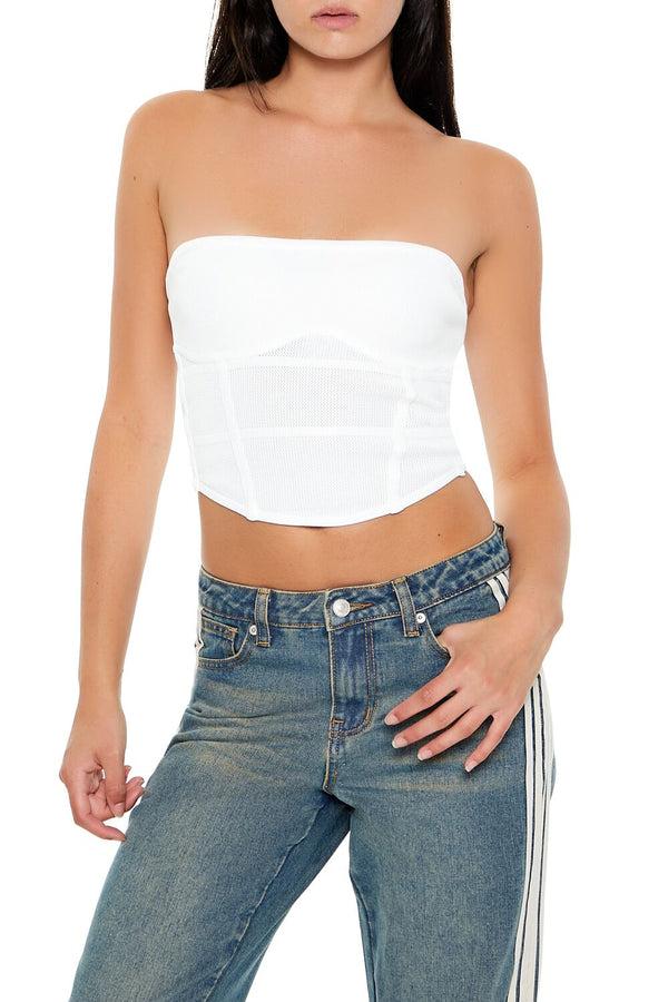forever 21 Sweater-Knit Tube Crop Top