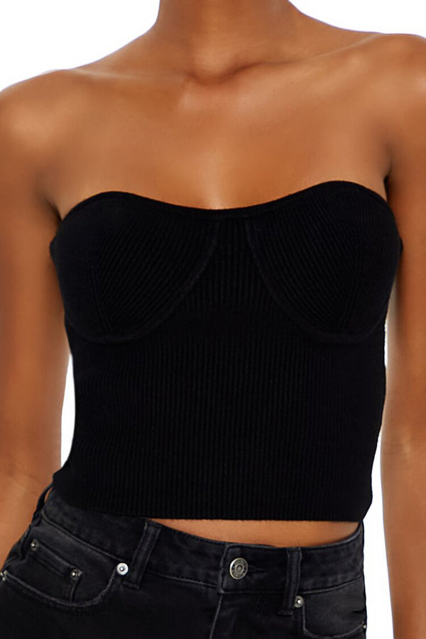 Forever 21 Sweater-Knit Tube Top