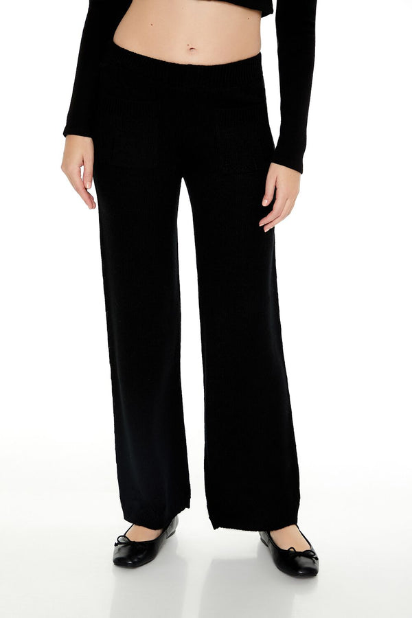 Forever 21 Sweater-Knit Wide-Leg Pants