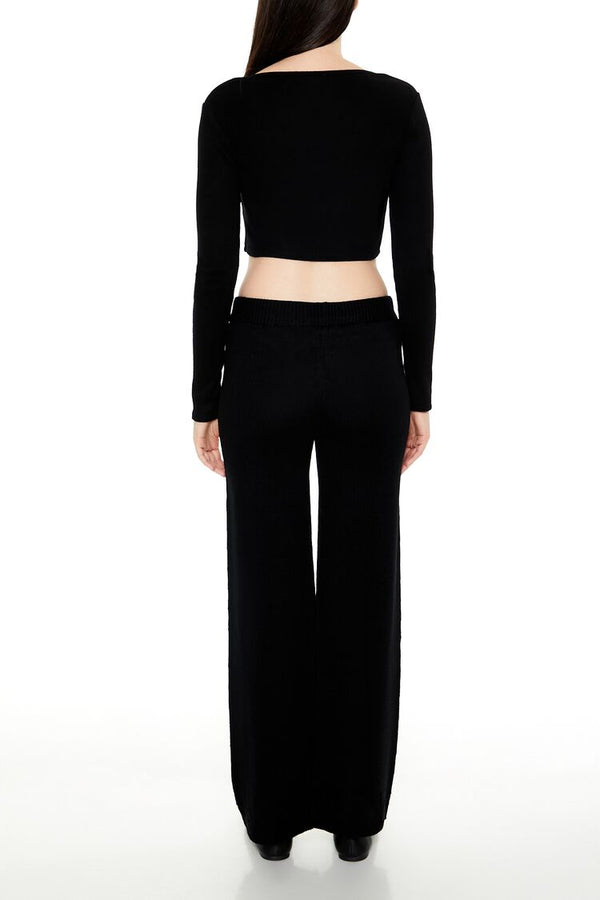 Forever 21 Sweater-Knit Wide-Leg Pants