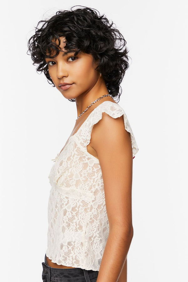 Forever 21 Sweetheart Lace Top