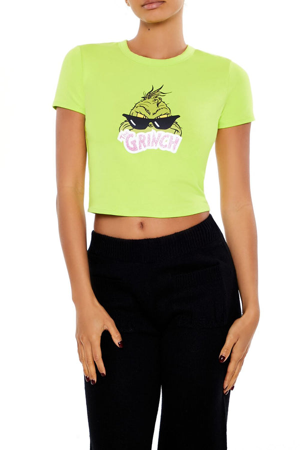 forever 21 The Grinch Graphic Baby Tee