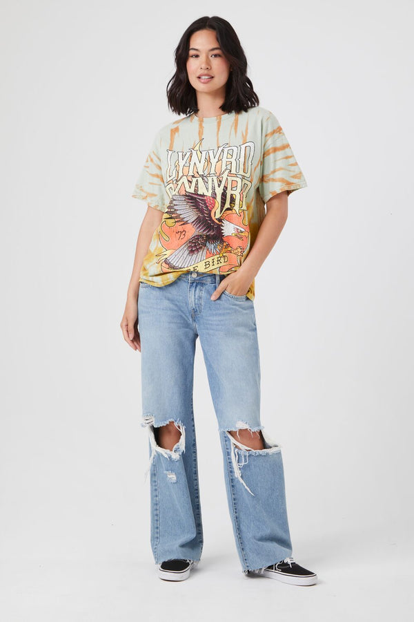 Forever 21 Tie-Dye Lynyrd Skynyrd Graphic Tee