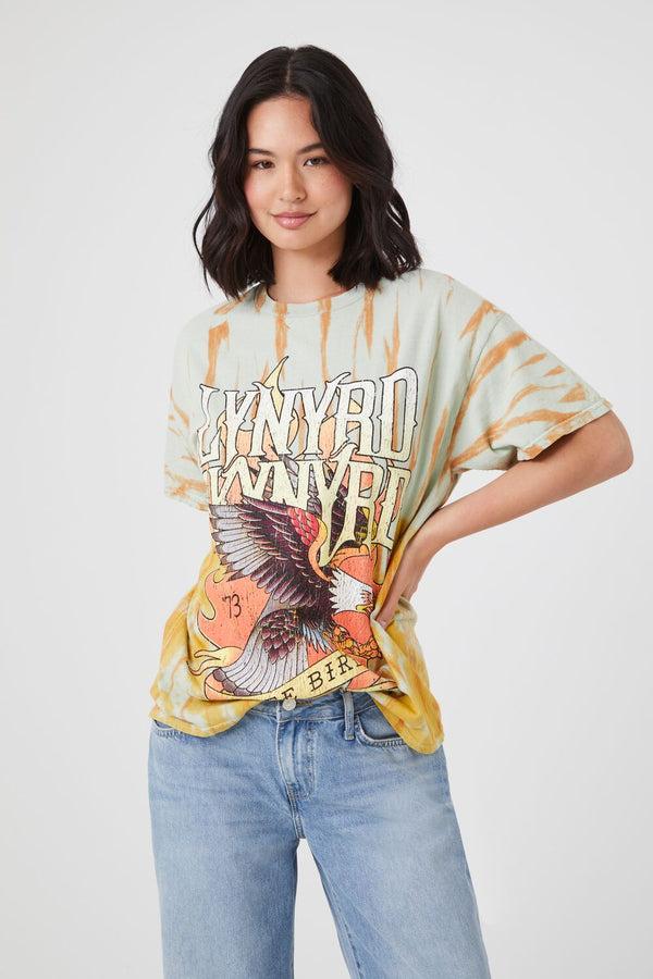 forever 21 Tie-Dye Lynyrd Skynyrd Graphic Tee