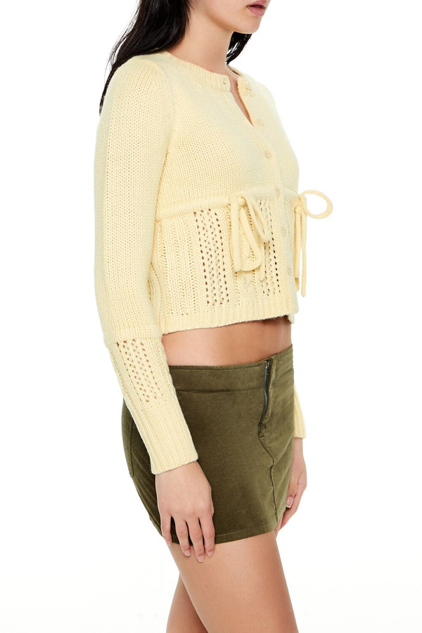 Forever 21 Tie-Front Cardigan Sweater