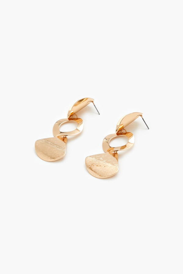 Forever 21 Tiered Geo Drop Earrings