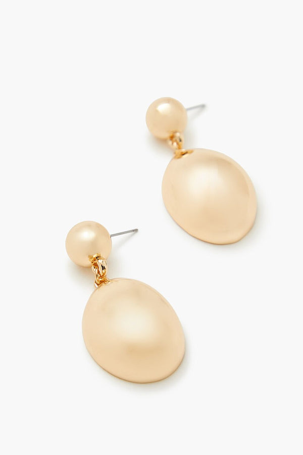 Forever 21 Tiered Oval Drop Earrings
