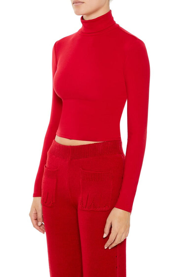 Forever 21 Turtleneck Crop Top