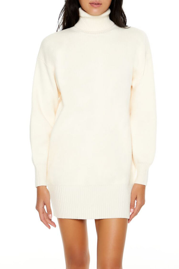 Forever 21 Turtleneck Mini Sweater Dress