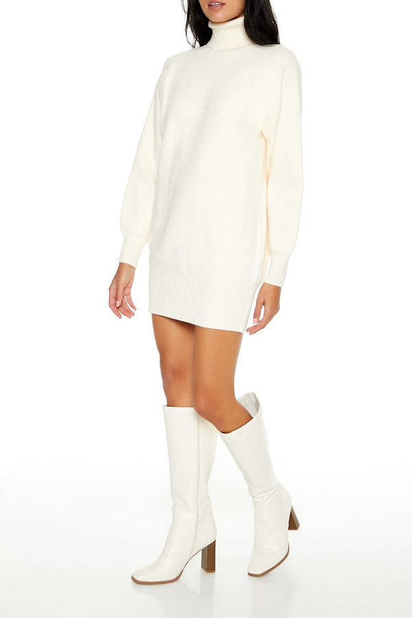 Forever 21 Turtleneck Mini Sweater Dress