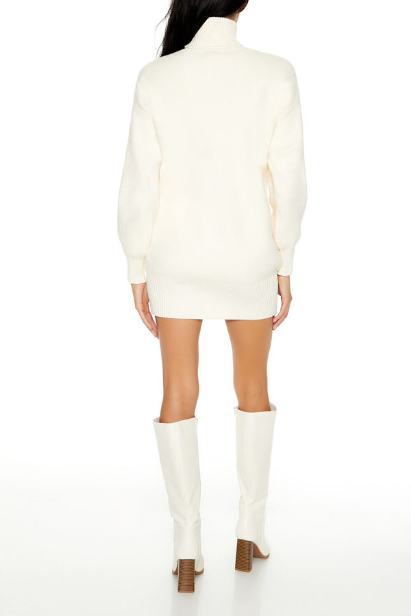 Forever 21 Turtleneck Mini Sweater Dress