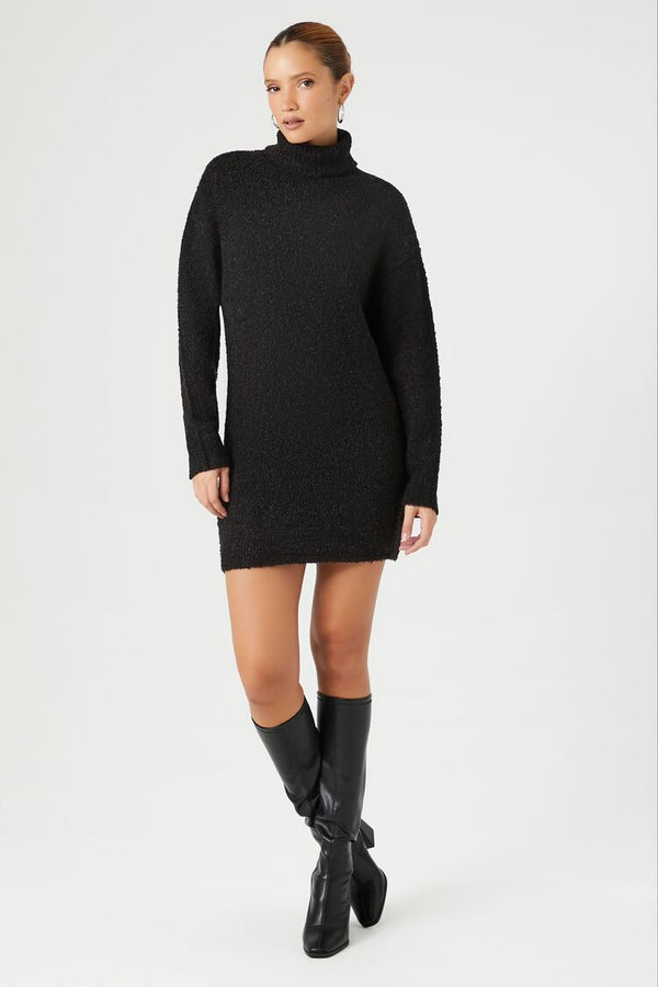 forever 21 Turtleneck Mini Sweater Dress