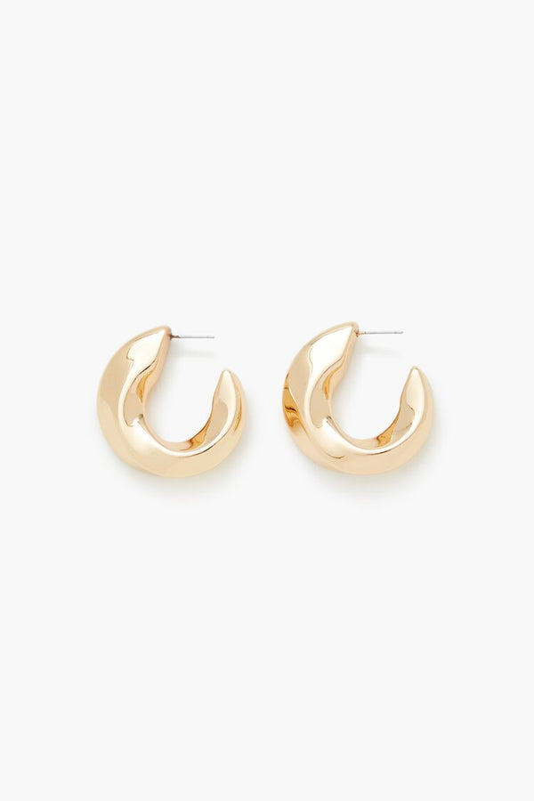 forever 21 Twisted Hoop Earrings