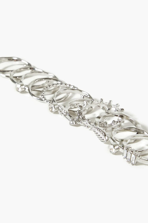 Forever 21 Variety Faux Gem Ring Set