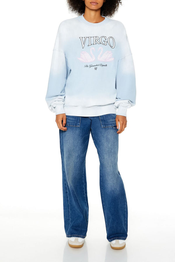 Forever 21 Virgo Swan Fleece Pullover